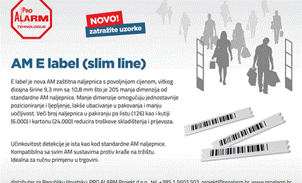 NOVO! Slim AM E label